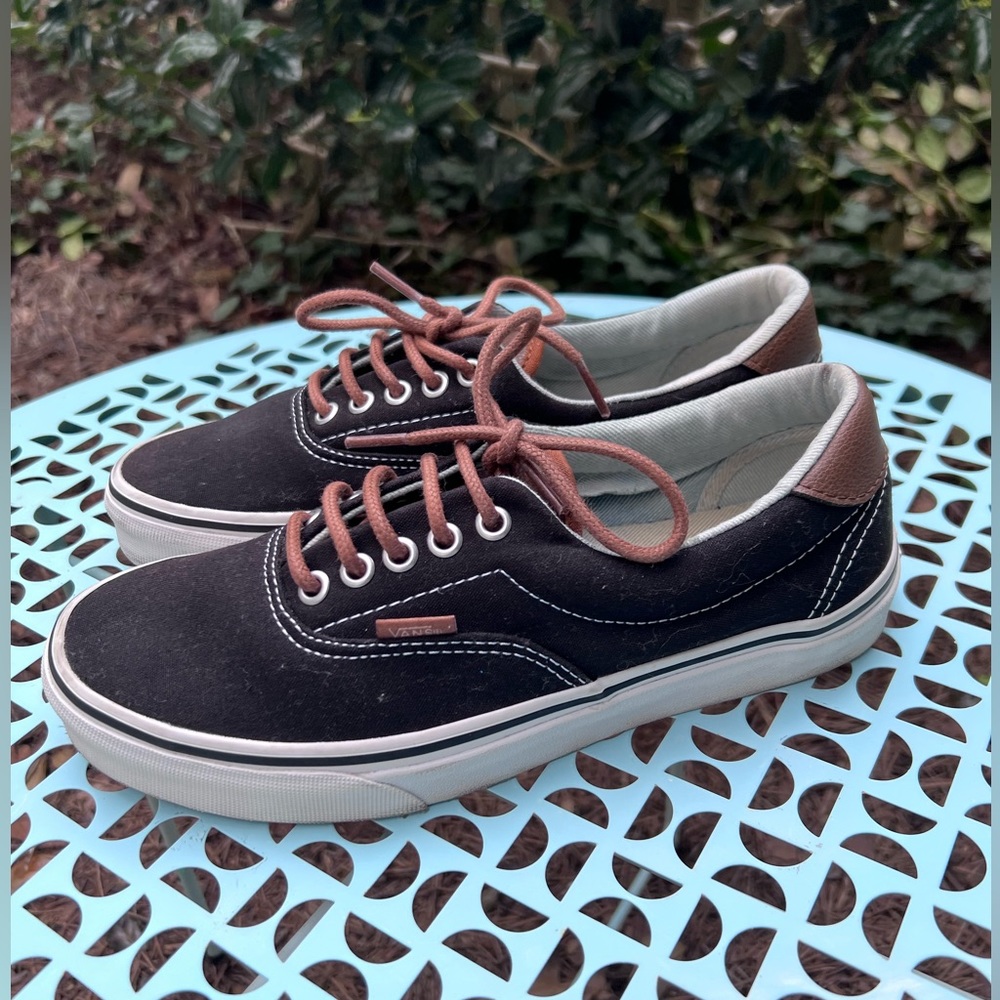 Vans Canvas and Leather Shoes.